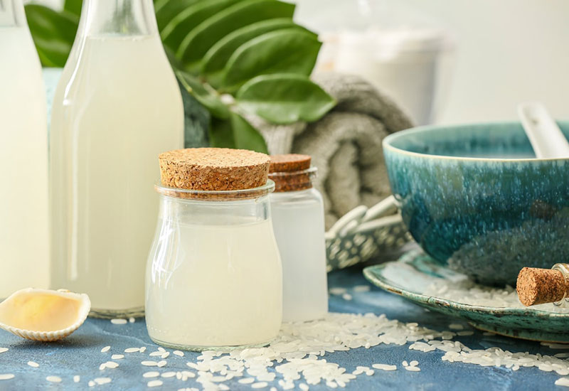 آب برنج برای گیاهان